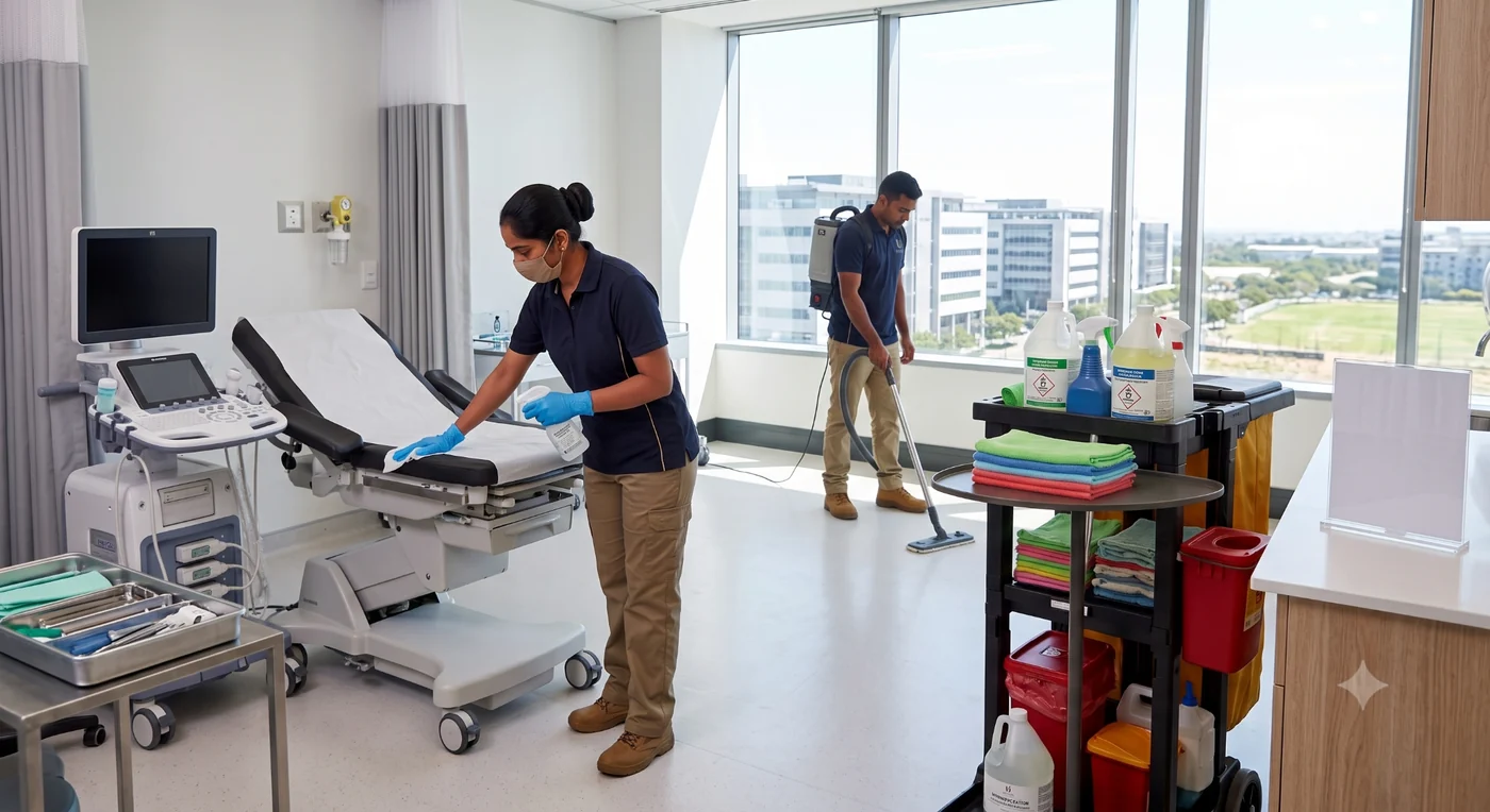 Medical facility cleaning