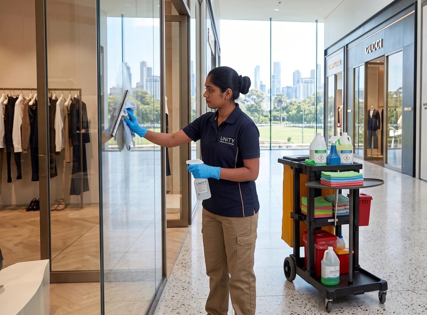 Retail store cleaning