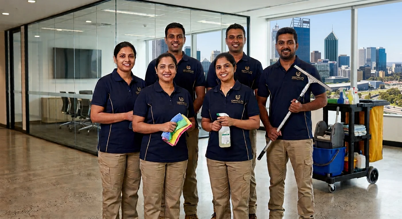 Unity Commercial Cleaning team