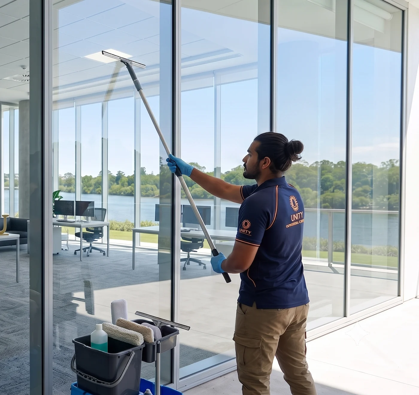 Commercial window cleaning
